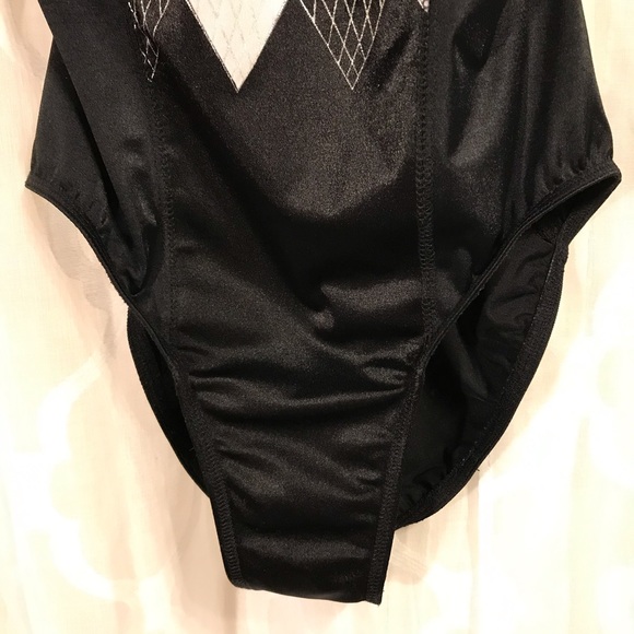 Vintage Jantzen Swimsuit Silver Diamond Razorback - Picture 4 of 8